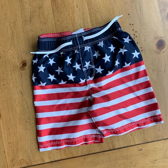 old navy american flag swim trunks